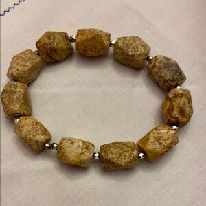 Natural Stone Beaded Bracelet